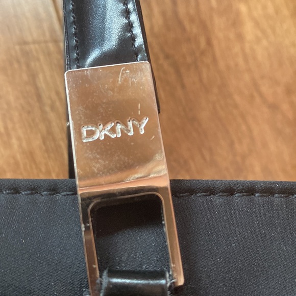 DKNY black hand held purse - Picture 3 of 5
